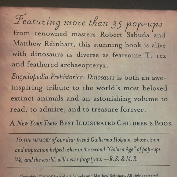 Prehistoric Dinosaurs Pop Up Book - Picture 7 of 7